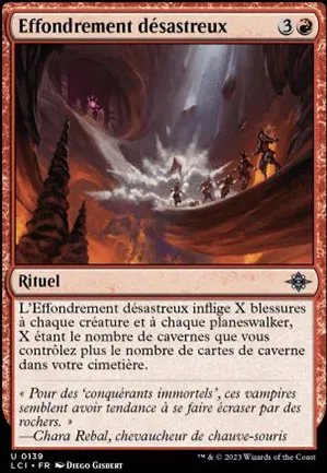 Effondrement désastreux