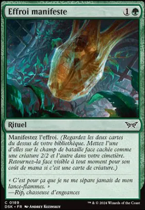 Effroi manifeste