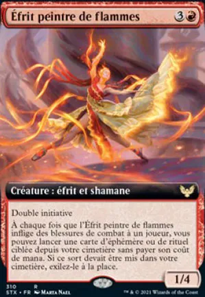 Éfrit peintre de flammes