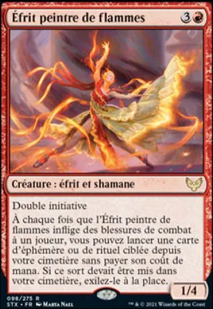 Éfrit peintre de flammes