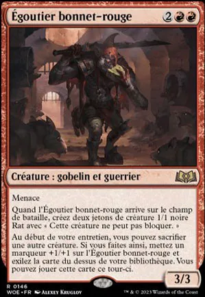 Égoutier bonnet-rouge