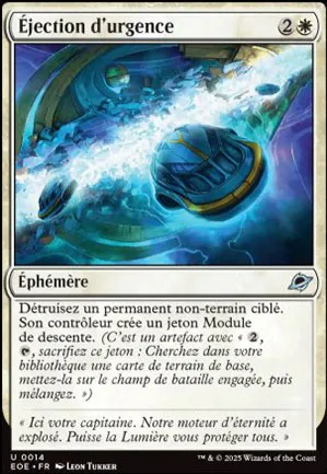 Éjection d'urgence