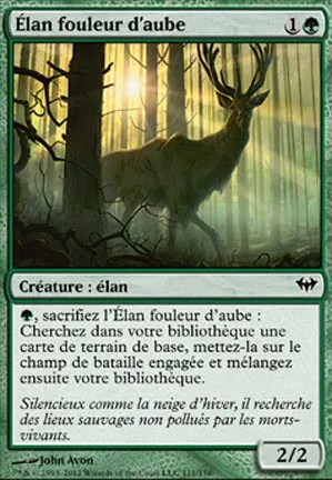 Élan fouleur d'aube