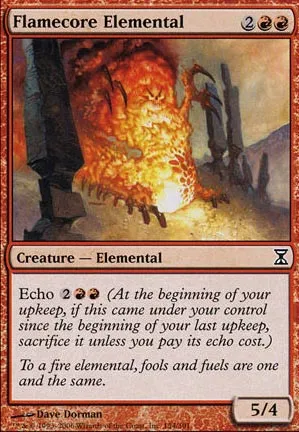 Élémental au cœur de feu