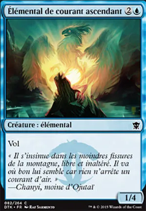 Élémental de courant ascendant
