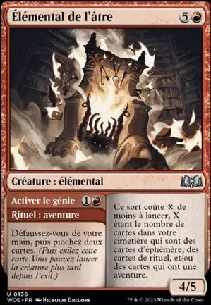 Élémental de l’âtre // Activer le génie