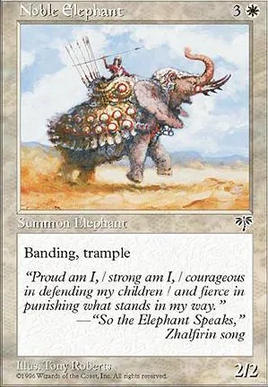 Éléphant noble