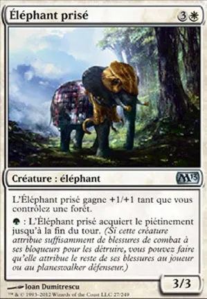 Éléphant prisé