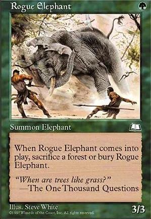 Éléphant solitaire