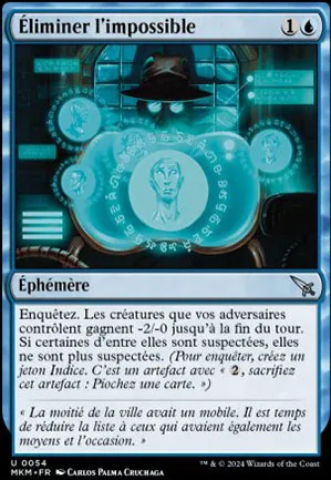 Éliminer l'impossible