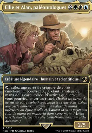 Ellie et Alan, paléontologues