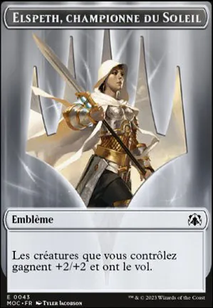 [Emblème] Elspeth, championne du Soleil