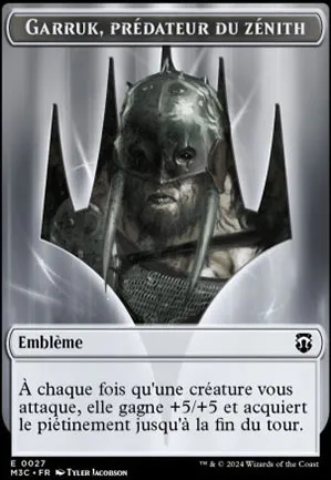[Emblème] Garruk, prédateur du zénith
