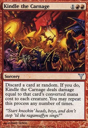 Embrasement du carnage