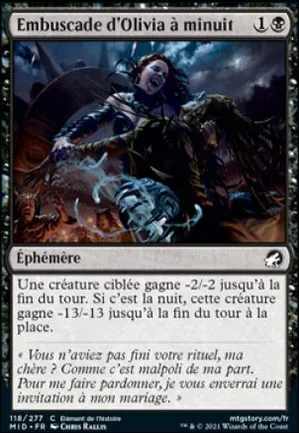 Embuscade d'Olivia à minuit