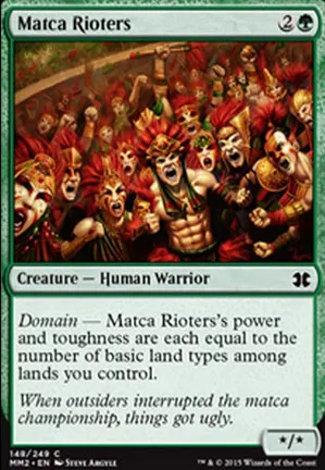 Émeutiers du matca