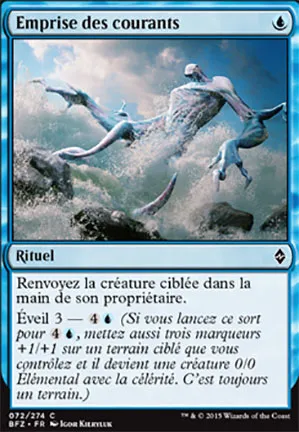 Emprise des courants