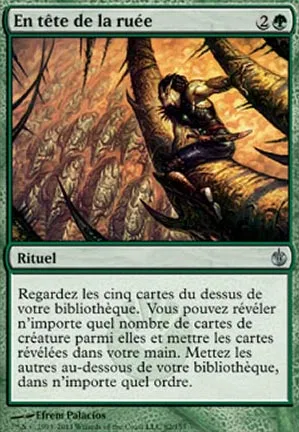 En tête de la ruée