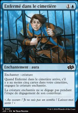 Enfermé dans le cimetière