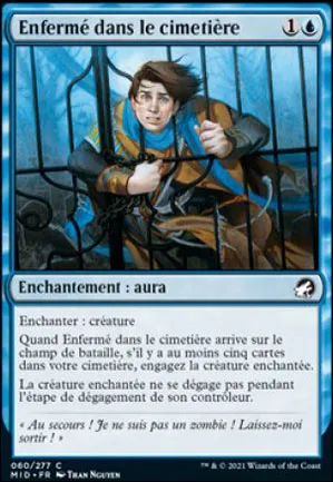 Enfermé dans le cimetière