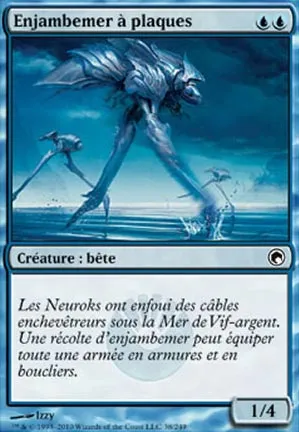 Enjambemer à plaques