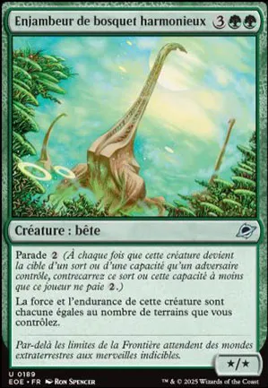 Enjambeur de bosquet harmonieux
