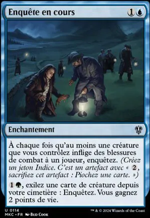 Enquête en cours