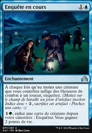 Enquête en cours