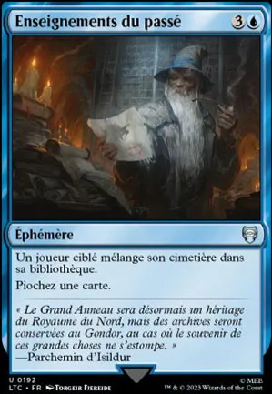 Enseignements du passé