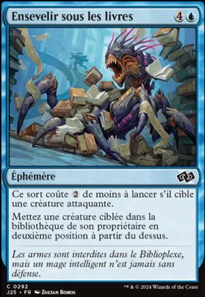 Ensevelir sous les livres