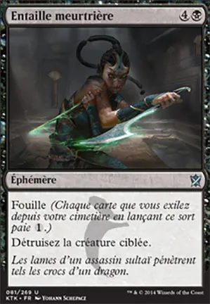 Entaille meurtrière