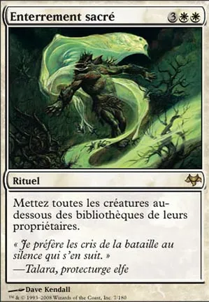 Enterrement sacré