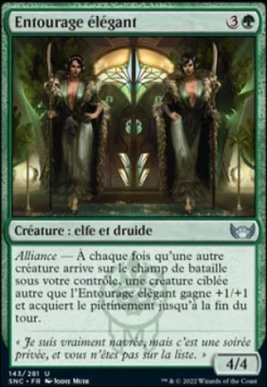 Entourage élégant