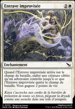 Entrave improvisée