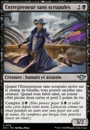 Entrepreneur sans scrupules