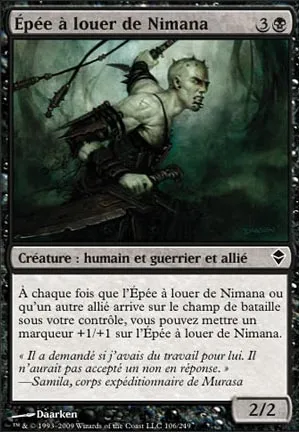 Épée à louer de Nimana