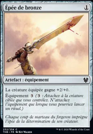 Épée de bronze