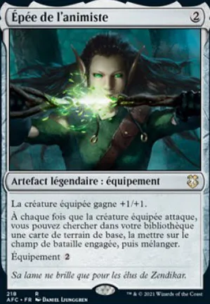 Épée de l'animiste