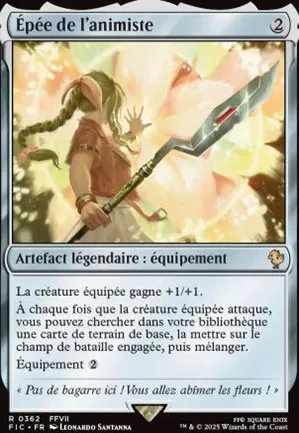 Épée de l'animiste