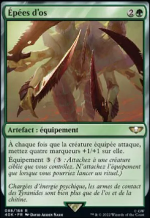 Épées d'os