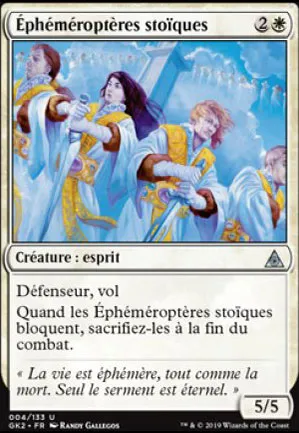 Éphéméroptères stoïques