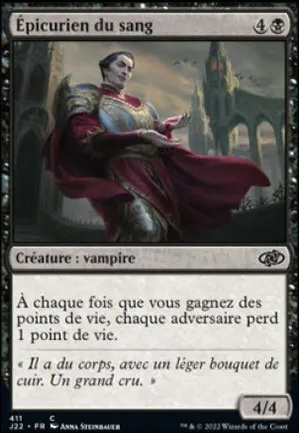 Épicurien du sang