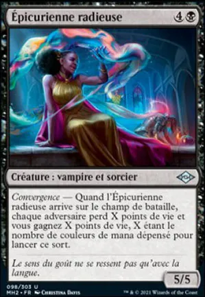 Épicurienne radieuse