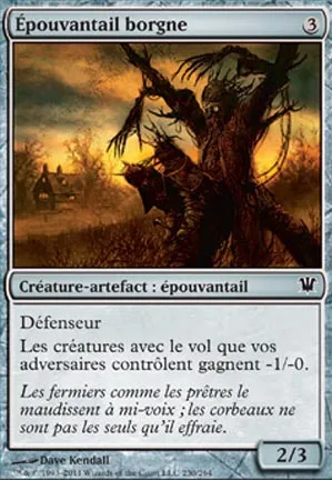 Épouvantail borgne