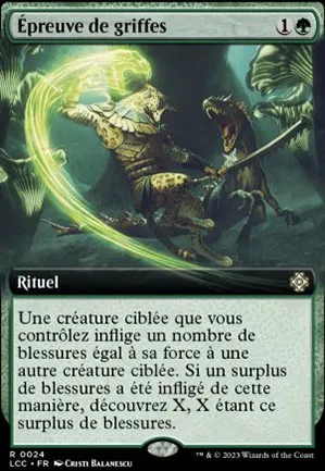 Épreuve de griffes