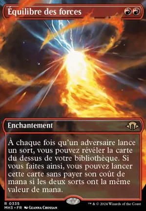 Équilibre des forces
