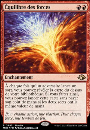 Équilibre des forces