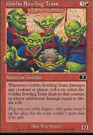 Équipe de bowling gobeline