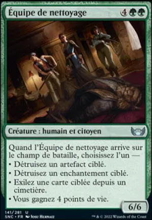 Équipe de nettoyage
