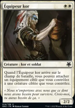 Équipeur kor